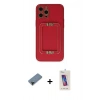 MARSİLYAN™- iPhone 12 Pro Max Kılıf Kozmos Minimal Prime - Siyah Joko 5D Cam + Shine Kamera Lens Koruma Cam - SH