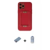 MARSİLYAN™- iPhone 12 Pro Max Kılıf Kozmos Minimal Prime - Siyah Joko Magic 5D Cam + Shine Kamera Lens Koruma Cam - PE