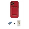MARSİLYAN™- iPhone 12 Pro Max Kılıf Kozmos Minimal Prime - Siyah Mat Seramik Nano Ekran Koruyucu + Shine Kamera Lens Koruma Cam - GD