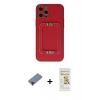 MARSİLYAN™- iPhone 12 Pro Max Kılıf Kozmos Minimal Prime - Siyah Mat Seramik Nano Ekran Koruyucu + Metal Kamera Lens Koruma Cam - KI