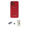 MARSİLYAN™- iPhone 12 Pro Max Kılıf Kozmos Minimal Prime - Siyah Mat Seramik Nano Ekran Koruyucu + Sarı Renkli Kamera Lens Koruma Cam