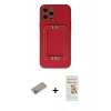 MARSİLYAN™- iPhone 12 Pro Max Kılıf Kozmos Minimal Prime - Siyah Mat Seramik Nano Ekran Koruyucu + Shine Kamera Lens Koruma Cam - SABE
