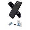 MARSİLYAN™- iPhone 12 Pro Max Kılıf Kozmos Yansıma Özel Seri - Şeffaf Royal Nano Ekran Koruyucu + Shine Kamera Lens Koruma Cam - GI