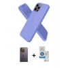 MARSİLYAN™- iPhone 12 Pro Max Kılıf Kozmos Yansıma Özel Seri - Şeffaf Royal Nano Ekran Koruyucu + Neon Fosforlu Kamera Lens - SI
