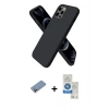 MARSİLYAN™- iPhone 12 Pro Max Kılıf Kozmos Yansıma Özel Seri - Şeffaf Royal Nano Ekran Koruyucu + Shine Kamera Lens Koruma Cam - PE