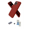 MARSİLYAN™- iPhone 12 Pro Max Kılıf Kozmos Yansıma Özel Seri - Şeffaf Royal Nano Ekran Koruyucu + Renkli Kamera Lens Koruma Cam - TU
