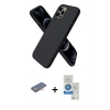 MARSİLYAN™- iPhone 12 Pro Max Kılıf Kozmos Yansıma Özel Seri - Şeffaf Royal Nano Ekran Koruyucu + Renkli Kamera Lens Koruma Cam - TU