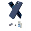 MARSİLYAN™- iPhone 12 Pro Max Kılıf Kozmos Yansıma Özel Seri - Şeffaf Royal Nano Ekran Koruyucu + Renkli Kamera Lens Koruma Cam - SI