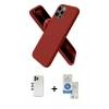 MARSİLYAN™- iPhone 12 Pro Max Kılıf Kozmos Yansıma Özel Seri - Şeffaf Royal Nano Ekran Koruyucu + Shine Kamera Lens - GD