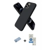 MARSİLYAN™- iPhone 12 Pro Max Kılıf Kozmos Yansıma Özel Seri - Şeffaf Royal Nano Ekran Koruyucu + Shine Kamera Lens Koruma Cam - MI