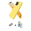 MARSİLYAN™- iPhone 12 Pro Max Kılıf Kozmos Yansıma Özel Seri - Şeffaf Royal Nano Ekran Koruyucu + Shine Kamera Lens Koruma Cam - SABE