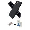 MARSİLYAN™- iPhone 12 Pro Max Kılıf Kozmos Yansıma Özel Seri - Şeffaf Royal Nano Ekran Koruyucu + Shine Kamera Lens Koruma Cam - SABE