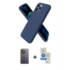 MARSİLYAN™- iPhone 12 Pro Max Kılıf Kozmos Yansıma Özel Seri - Şeffaf Royal Nano Ekran Koruyucu + Neon Fosforlu Kamera Lens - YL