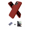 MARSİLYAN™- iPhone 12 Pro Max Kılıf Kozmos Yansıma Özel Seri - Şeffaf Temperli Cam Ekran Koruyucu + Metal Kamera Lens Koruma Cam - GD