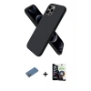 MARSİLYAN™- iPhone 12 Pro Max Kılıf Kozmos Yansıma Özel Seri - Şeffaf Temperli Cam Ekran Koruyucu + Shine Kamera Lens Koruma Cam - GD