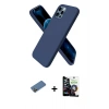 MARSİLYAN™- iPhone 12 Pro Max Kılıf Kozmos Yansıma Özel Seri - Şeffaf Temperli Cam Ekran Koruyucu + Shine Kamera Lens Koruma Cam - GD