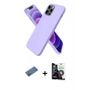 MARSİLYAN™- iPhone 12 Pro Max Kılıf Kozmos Yansıma Özel Seri - Şeffaf Temperli Cam Ekran Koruyucu + Shine Kamera Lens Koruma Cam - GD