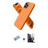 MARSİLYAN™- iPhone 12 Pro Max Kılıf Kozmos Yansıma Özel Seri - Şeffaf Temperli Cam Ekran Koruyucu + Mavi Shine Kamera Lens Koruma Cam