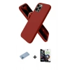 MARSİLYAN™- iPhone 12 Pro Max Kılıf Kozmos Yansıma Özel Seri - Şeffaf Temperli Cam Ekran Koruyucu + Mavi Shine Kamera Lens Koruma Cam
