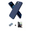 MARSİLYAN™- iPhone 12 Pro Max Kılıf Kozmos Yansıma Özel Seri - Şeffaf Temperli Cam Ekran Koruyucu + Shine Kamera Lens Koruma Cam - PE