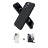 MARSİLYAN™- iPhone 12 Pro Max Kılıf Kozmos Yansıma Özel Seri - Şeffaf Temperli Cam Ekran Koruyucu + Shine Kamera Lens - GD