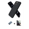 MARSİLYAN™- iPhone 12 Pro Max Kılıf Kozmos Yansıma Özel Seri - Şeffaf Temperli Cam Ekran Koruyucu + Shine Kamera Lens Koruma Cam - SH