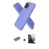 MARSİLYAN™- iPhone 12 Pro Max Kılıf Kozmos Yansıma Özel Seri - Şeffaf Temperli Cam Ekran Koruyucu + Yeşil Renkli Kamera Lens Koruma Cam