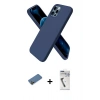 MARSİLYAN™- iPhone 12 Pro Max Kılıf Kozmos Yansıma Özel Seri - Şeffaf Uv Polymer Nano Ekran Koruyucu + Shine Kamera Lens Koruma Cam - GD