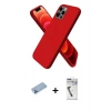MARSİLYAN™- iPhone 12 Pro Max Kılıf Kozmos Yansıma Özel Seri - Şeffaf Uv Polymer Nano Ekran Koruyucu + Mavi Shine Kamera Lens Koruma Cam
