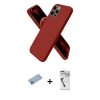 MARSİLYAN™- iPhone 12 Pro Max Kılıf Kozmos Yansıma Özel Seri - Şeffaf Uv Polymer Nano Ekran Koruyucu + Mavi Shine Kamera Lens Koruma Cam