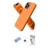 MARSİLYAN™- iPhone 12 Pro Max Kılıf Kozmos Yansıma Özel Seri - Şeffaf Uv Polymer Nano Ekran Koruyucu + Mavi Shine Kamera Lens Koruma Cam