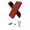 MARSİLYAN™- iPhone 12 Pro Max Kılıf Kozmos Yansıma Özel Seri - Şeffaf Uv Polymer Nano Ekran Koruyucu + Renkli Kamera Lens Koruma Cam - PE