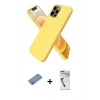 MARSİLYAN™- iPhone 12 Pro Max Kılıf Kozmos Yansıma Özel Seri - Şeffaf Uv Polymer Nano Ekran Koruyucu + Shine Kamera Lens Koruma Cam - GS