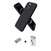 MARSİLYAN™- iPhone 12 Pro Max Kılıf Kozmos Yansıma Özel Seri - Şeffaf Uv Polymer Nano Ekran Koruyucu + Shine Kamera Lens Koruma Cam - SABE