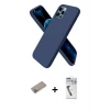 MARSİLYAN™- iPhone 12 Pro Max Kılıf Kozmos Yansıma Özel Seri - Şeffaf Uv Polymer Nano Ekran Koruyucu + Shine Kamera Lens Koruma Cam - SABE