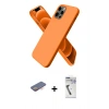 MARSİLYAN™- iPhone 12 Pro Max Kılıf Kozmos Yansıma Özel Seri - Şeffaf Uv Polymer Nano Ekran Koruyucu + Renkli Kamera Lens Koruma Cam - TU