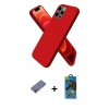 MARSİLYAN™- iPhone 12 Pro Max Kılıf Kozmos Yansıma Özel Seri - Siyah 18D Cam Ekran Koruyucu + Metal Kamera Lens Koruma Cam - GD
