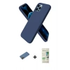 MARSİLYAN™- iPhone 12 Pro Max Kılıf Kozmos Yansıma Özel Seri - Siyah 20D Premium Cam Ekran Koruyucu + Shine Kamera Lens Koruma Cam - GD