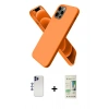 MARSİLYAN™- iPhone 12 Pro Max Kılıf Kozmos Yansıma Özel Seri - Siyah 20D Premium Cam Ekran Koruyucu + Shine Kamera Lens - LT