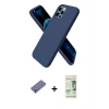 MARSİLYAN™- iPhone 12 Pro Max Kılıf Kozmos Yansıma Özel Seri - Siyah 20D Premium Cam Ekran Koruyucu + Metal Kamera Lens Koruma Cam - GD