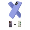 MARSİLYAN™- iPhone 12 Pro Max Kılıf Kozmos Yansıma Özel Seri - Siyah 20D Premium Cam Ekran Koruyucu + Neon Fosforlu Kamera Lens - SI