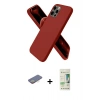 MARSİLYAN™- iPhone 12 Pro Max Kılıf Kozmos Yansıma Özel Seri - Siyah 20D Premium Cam Ekran Koruyucu + Renkli Kamera Lens Koruma Cam - SI