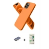 MARSİLYAN™- iPhone 12 Pro Max Kılıf Kozmos Yansıma Özel Seri - Siyah 20D Premium Cam Ekran Koruyucu + Renkli Kamera Lens Koruma Cam - SI