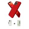 MARSİLYAN™- iPhone 12 Pro Max Kılıf Kozmos Yansıma Özel Seri - Siyah 20D Premium Cam Ekran Koruyucu + Shine Kamera Lens - GD