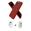 MARSİLYAN™- iPhone 12 Pro Max Kılıf Kozmos Yansıma Özel Seri - Siyah 20D Premium Cam Ekran Koruyucu + Shine Kamera Lens - GD