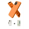 MARSİLYAN™- iPhone 12 Pro Max Kılıf Kozmos Yansıma Özel Seri - Siyah 20D Premium Cam Ekran Koruyucu + Shine Kamera Lens - GD
