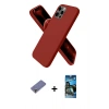 MARSİLYAN™- iPhone 12 Pro Max Kılıf Kozmos Yansıma Özel Seri - Siyah 34D Izgaralı Cam + Metal Kamera Lens Koruma Cam - GD