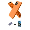 MARSİLYAN™- iPhone 12 Pro Max Kılıf Kozmos Yansıma Özel Seri - Siyah 34D Izgaralı Cam + Metal Kamera Lens Koruma Cam - GD