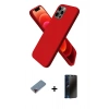 MARSİLYAN™- iPhone 12 Pro Max Kılıf Kozmos Yansıma Özel Seri - Siyah 3D Antistatik Hayalet Cam Ekran Koruyucu + Metal Kamera Lens Koruma Cam - KI