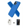 MARSİLYAN™- iPhone 12 Pro Max Kılıf Kozmos Yansıma Özel Seri - Siyah 3D Antistatik Hayalet Cam Ekran Koruyucu + Shine Kamera Lens - GD